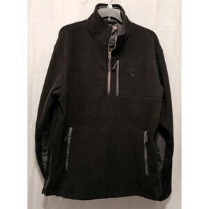 Leupold Men's 1/4 Zip Fleece Sweatshirt Pullover Iron Gray Sz XXL NWT